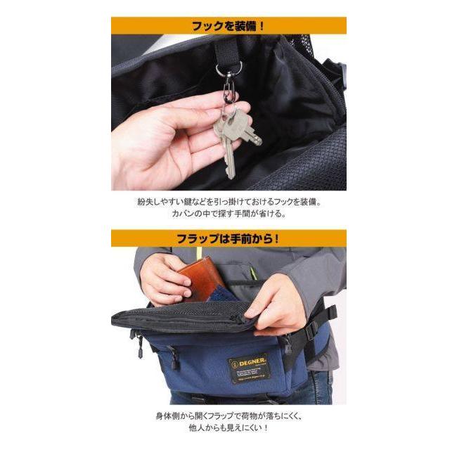 ミステリーランチ　フルムーン 6.3L DEGNER（デグナー） ナイロンヒップバッグ ウエストポーチ・ヒップ