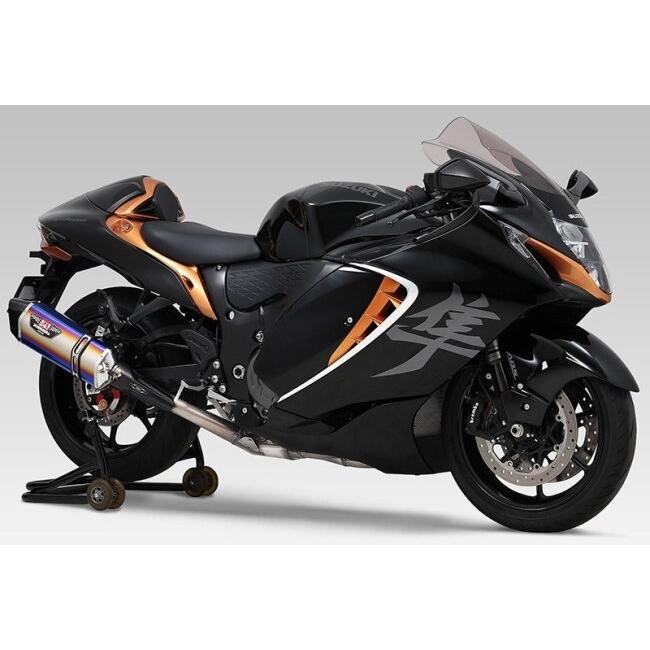 YOSHIMURA ヨシムラ HEPTA FORCE サイクロン 2本出し EXPORT SPEC 政府認証 スリップオンマフラー (ヒートガード付属) Hayabusa SUZUKI スズキ マフラー_2