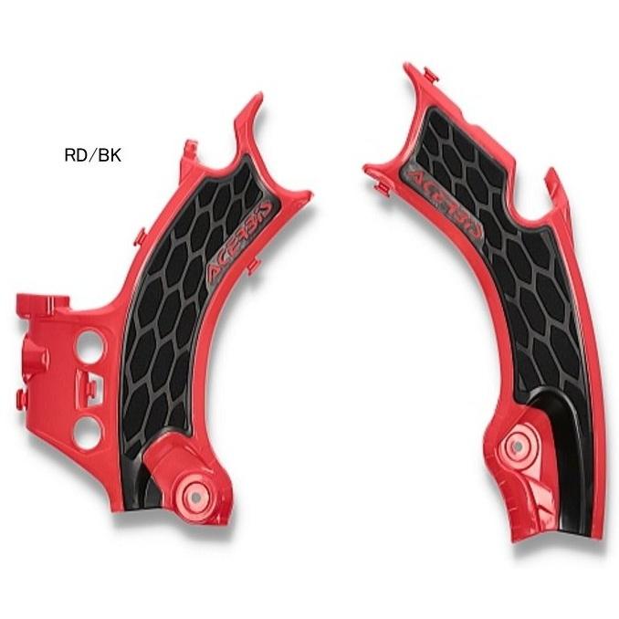 ACERBIS ACERBIS:アチェルビス X-GRIP フレームプロテクター カラー:レッド/ブラック CRF450R CRF450RX HONDA ホンダ HONDA ホンダ