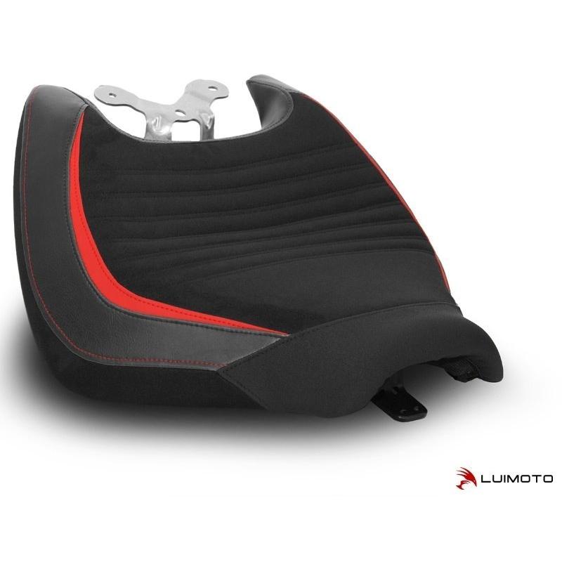 LUIMOTO ルイモト フロントシートカバー カラー：スエード／SP レッド／ヴィンテージ ブラック／スエード／TEC-GRIP ROCKET 3 GT TRIUMPH トライアンフ 外装
