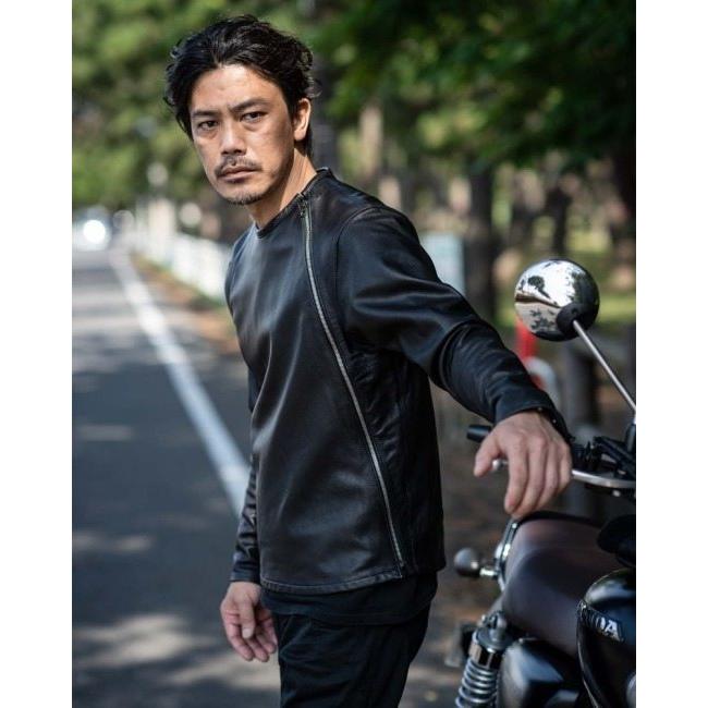 カドヤ（KADOYA） PULLOVER RIDERS サイズ：M レザージャケット