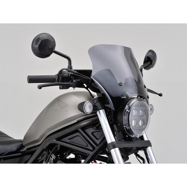DAYTONA デイトナ ブラストバリアー(R) 車種別キット タイプ：スモーク Rebel250 Rebel500 Rebel300 HONDA ホンダ スクリーン 外装_1