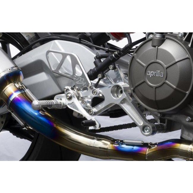 OVER オーヴァー バックステップ カラー：シルバー(シルバーアルマイト仕上げ) RS 660 APRILIA アプリリア ステップ 足回り_2