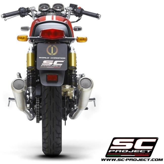 SC-PROJECT SCプロジェクト ヴィンテージコニック’70s スリップオンサイレンサー CONTINENTAL GT 650 INTERCEPTOR 650｜webike02｜06