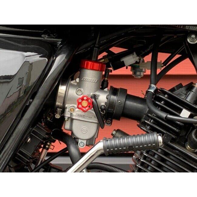 NIBBI ニビ キャブレターPE30キット(パワーフィルター付き) Cadwell 125 AJS キャブレター 吸気関連 エンジンの画像