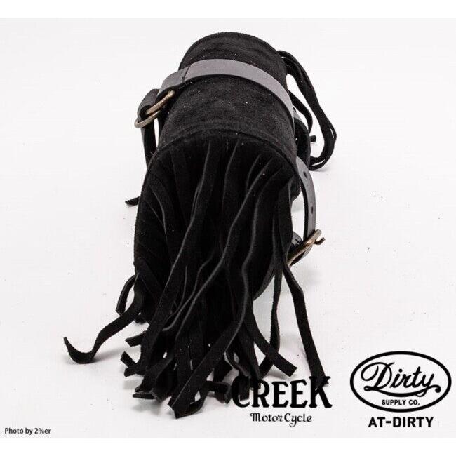 2%er ツーパーセンター 【CREEK MOTORCYCLE×AT-DIRTY】レザー フリンジ ツールバッグ バッグの画像