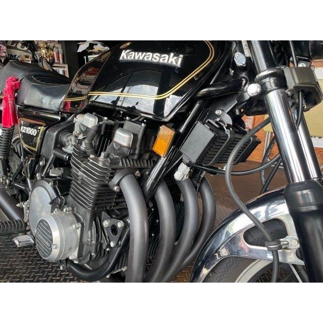 SPEED SHOP ITO スピードショップイトウ エアクリーナーBOX対応Z用上内回し6インチオイルクーラーキット コア：シルバー / 段数：13段 ステー：ブラック Z系_1