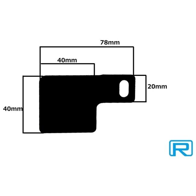 Rin Parts（リンパーツ） 自賠責ステッカープレート ナンバープレート