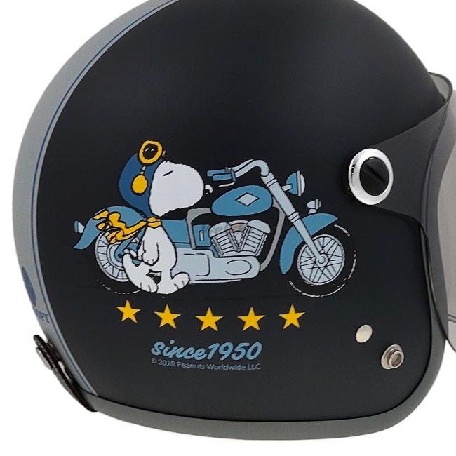 axs（アークス） スヌーピーバイカー2 ジェットヘルメット ヘルメット