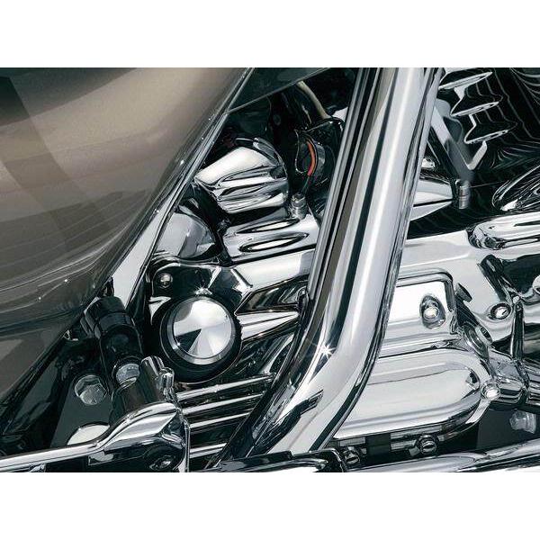 Kuryakyn クリアキン オイルフィルターカバー HARLEY-DAVIDSON ハーレーダビッドソン エンジンパーツ エンジンの画像