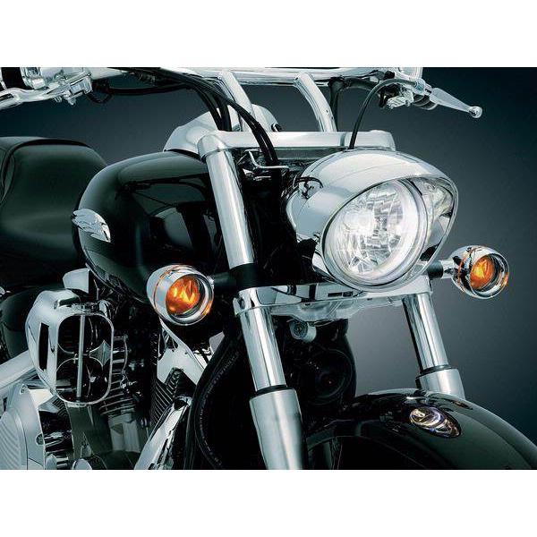 Kuryakyn クリアキン DeepDishベゼル HONDA ホンダ KAWASAKI カワサキ ウインカー 灯火類 電装系 | KURYAKYN | 01