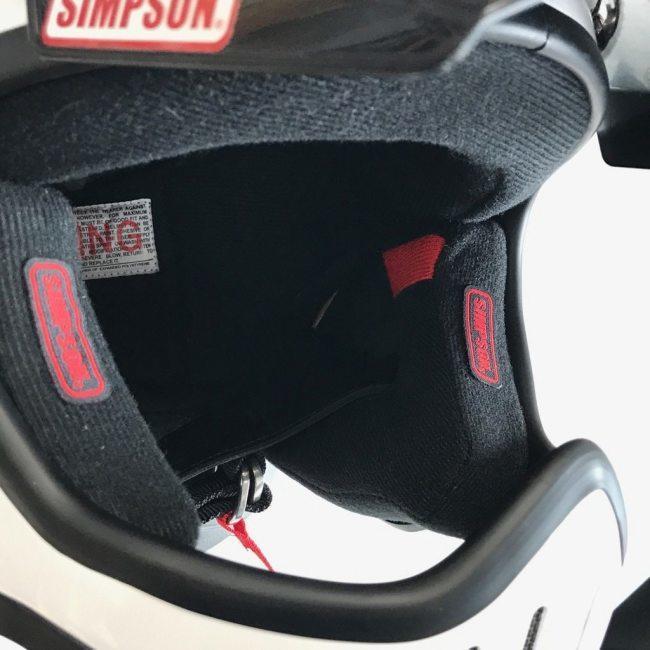 SIMPSON NORIX シンプソンノリックス チークパッド M50用 サイズ：57-58cm用（3.5cm） M50 ヘルメット内装チークパッド ヘルメット | SIMPSON（バイク） | 02