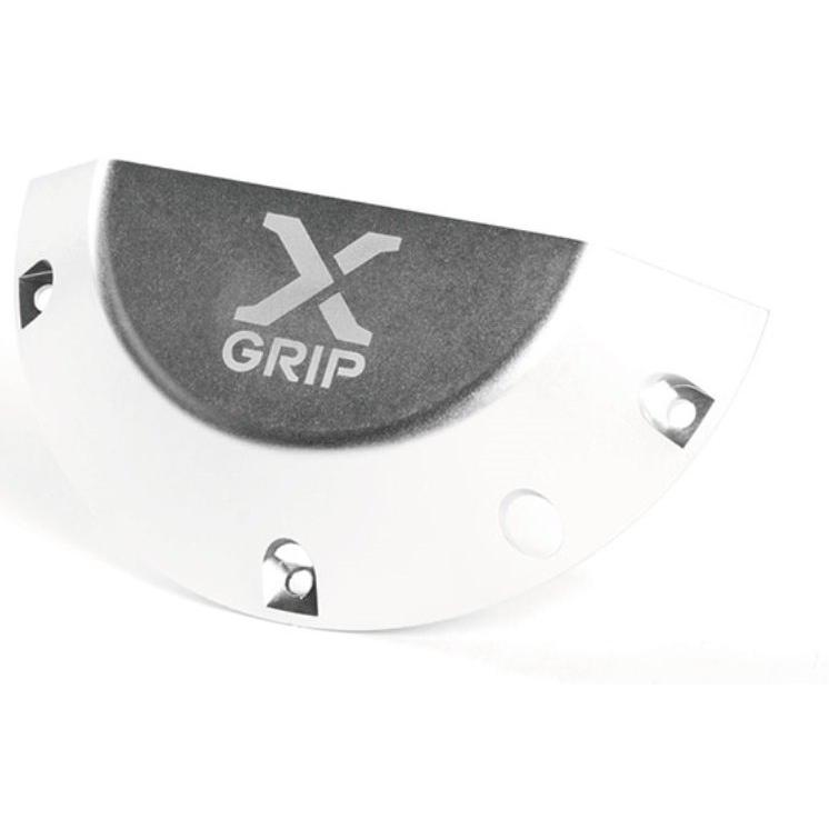 X-GRIP エックスグリップ クラッチカバーガード カラー：シルバー EXC 250 300 TE EC KTM HUSQVARNA ハスクバーナ GASGAS ガスガス クラッチカバー エンジン