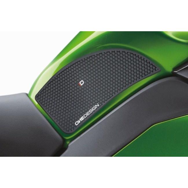 Puig プーチ サイドタンクパッド (SIDE TANK PADS) カラー：ブラック Z1000 (水冷) ニンジャ 1000 (Z1000SX) KAWASAKI カワサキ ニーグリップパッド