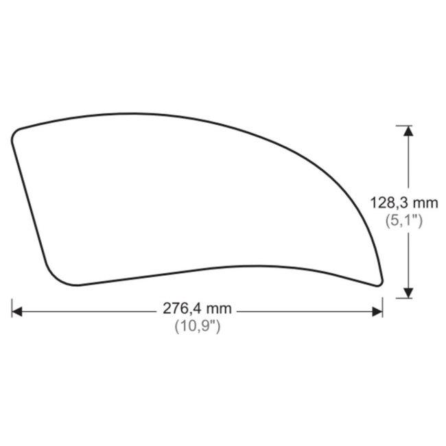 Puig プーチ サイドタンクパッド (SIDE TANK PADS) カラー：ブラック Z1000 (水冷) ニンジャ 1000 (Z1000SX) KAWASAKI カワサキ ニーグリップパッド