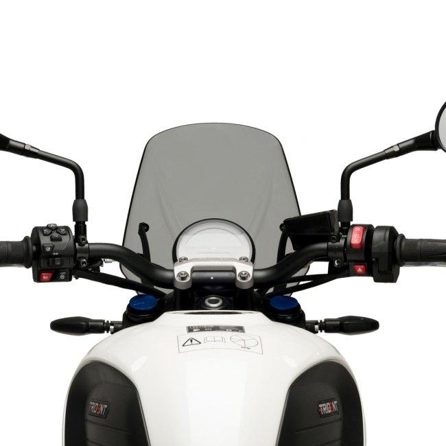 Puig プーチ ニュージェネレーションNKスクリーン (SPORT) カラー：ブラック TRIDENT 660 TRIUMPH トライアンフ スクリーン 外装_3