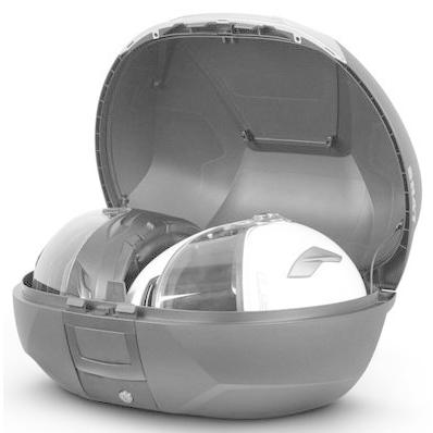 SHAD シャッド SH47 トップケース カラー：無塗装ブラック／カーボン調パネル（メーカー品番：D0B47106） トップケース・テールボックス 車体用バッグ・ケース_1