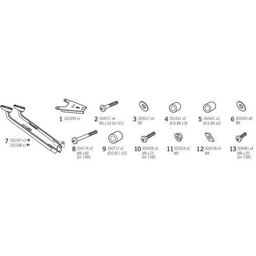 SHAD（シャッド） トップマスターフィッティングキット Ninja 1000 SX