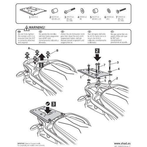 SWモテック ZZR 1400 URBAN ABS トップケースシステム ブラック