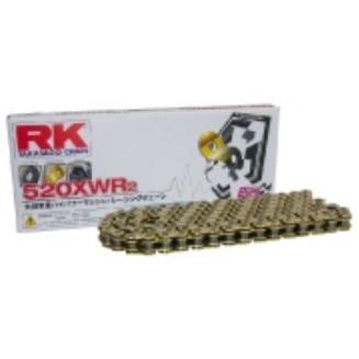 RK JAPAN RKジャパン GCレーシングゴールドチェーンシリーズ 520XWR2【カシメジョイント付属】 リンク数：124L チェーン 駆動系