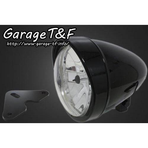 Garage T＆F - Garage T\u0026F 車宿り 5.75inロケット花火ともし火＆ライトステー(手あいF)一揃いの道具 ロケット花火ともし火仕上：黒いこと仕上 SUZUKI スズキ 前照灯 ともし火類 ライト、レンズ-車、バイク、自転車-バイク
