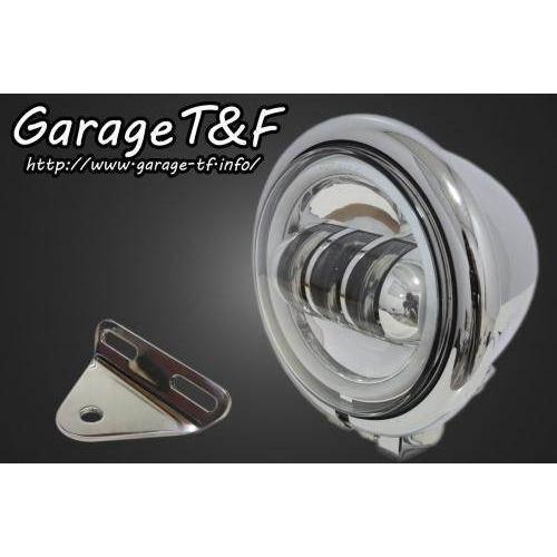 Garage T&F Garage T&F:ガレージ T&F 4.5インチベーツライトプロジェクターLED仕様(リング付き) ＆ライトステー(タイプA)キット HONDA ホンダ｜webike02