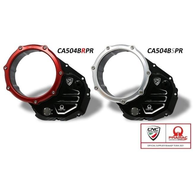CNC Racing CNC Racing:CNCレーシング Clear cover oil bath clutch Pramac Racing Limited Edition COLOR:Red／Silver MONSTER 937 DUCATI ドゥカティ｜webike02｜02