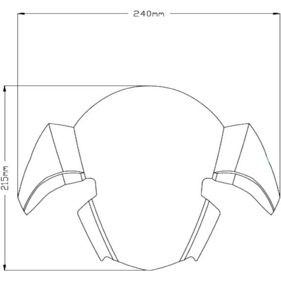 Puig（プーチ） レーシングスクリーン Sport カラー：スモーク MONSTER