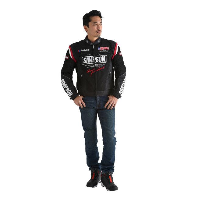 レディース　バイク用ジャンパー SIMPSON（シンプソン） NSM-2202 Riders Mesh Jacket［ライダース