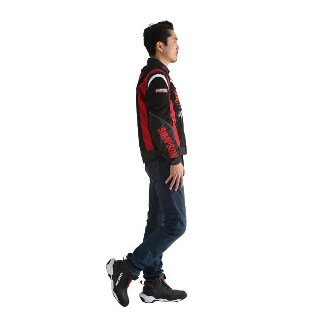 SIMPSON シンプソン NSM-2202 Riders Mesh Jacket［ライダース メッシュ ジャケット］ サイズ：LW｜webike02｜05