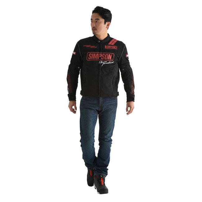 SIMPSON シンプソン NSM-2203 Riders Mesh Jacket［ライダース メッシュ ジャケット］ サイズ：LW｜webike02｜03