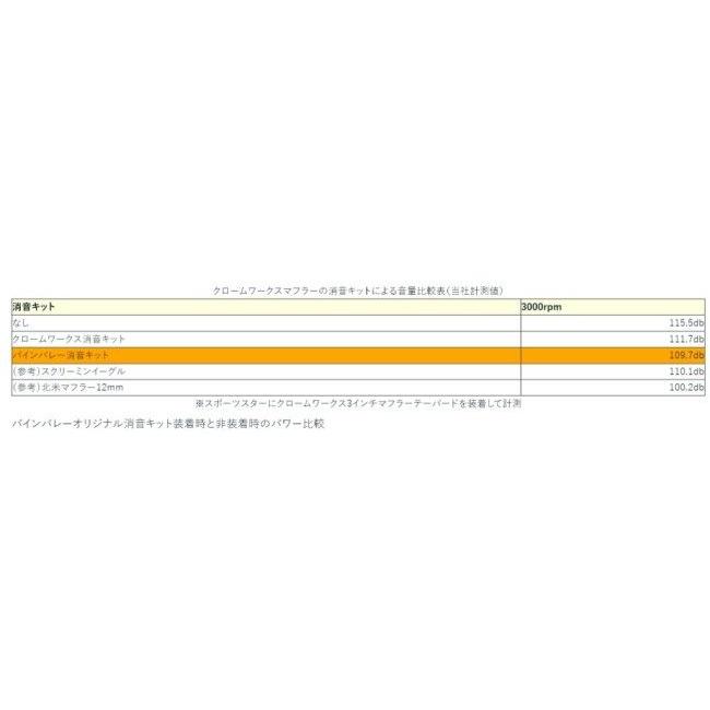 Pine Valley（パインバレー） クロームワークススリップオンマフラー用