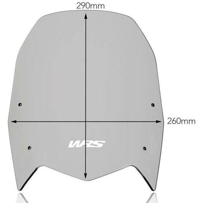 WRS ダブリューアールエス ウインドスクリーン スクリーンカラー：スモーク TENERE700 YAMAHA ヤマハ スクリーン 外装_5