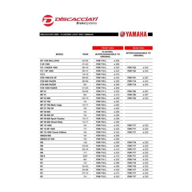 DISCACCIATI ディスカチャーティー ライトウェイト フロント