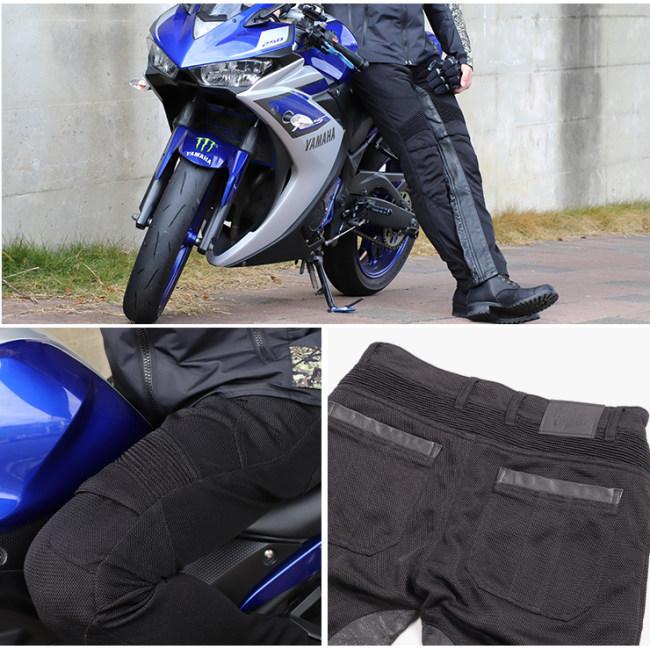 デグナー　メッシュパンツ　メンズ　Mサイズ 楽天市場】バイク メッシュパンツ メンズ プロテクター付き 本革