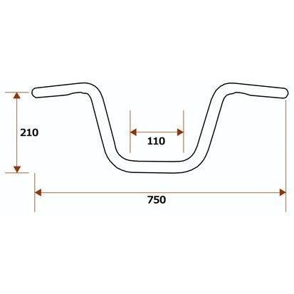 Pine Valley パインバレー ショートエイプ・ハンドルバー タイプ：ブラックパウダーコート HARLEY-DAVIDSON ハーレーダビッドソン ハンドルバー ハンドル | Pine Valley | 03