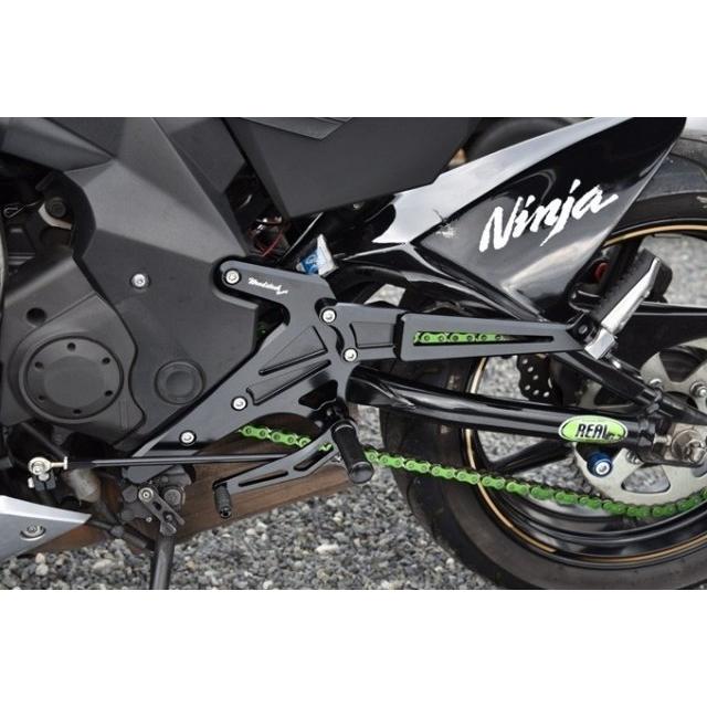 WOODSTOCK ウッドストック タンデム仕様ステップキット カラー：オールシルバー Ninja400 KAWASAKI カワサキ タンデムステップ・タンデムブラケット ステップ