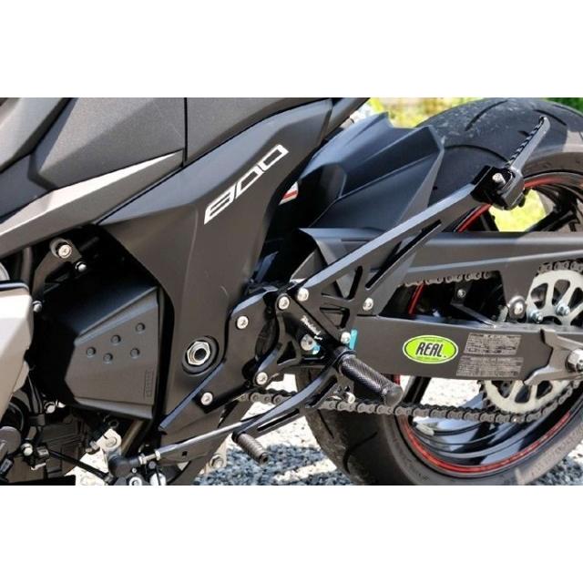 WOODSTOCK ウッドストック タンデム仕様バックステップキット カラー：オールブラック Z800 KAWASAKI カワサキ バックステップ ステップ 足回り