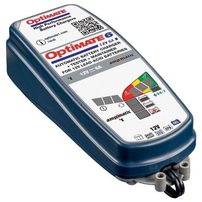 テックメイト オプティメイト6 バッテリー充電器 チャージャー TECMATE テックメイト OptiMate 6 Ampmatic バッテリー充電器
