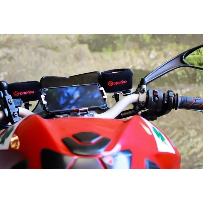 MOTO CORSE モトコルセ ユニバーサル マウントシステム マウントベース カラー：シルバー Streetfighter DUCATI ドゥカティ 電子機器類