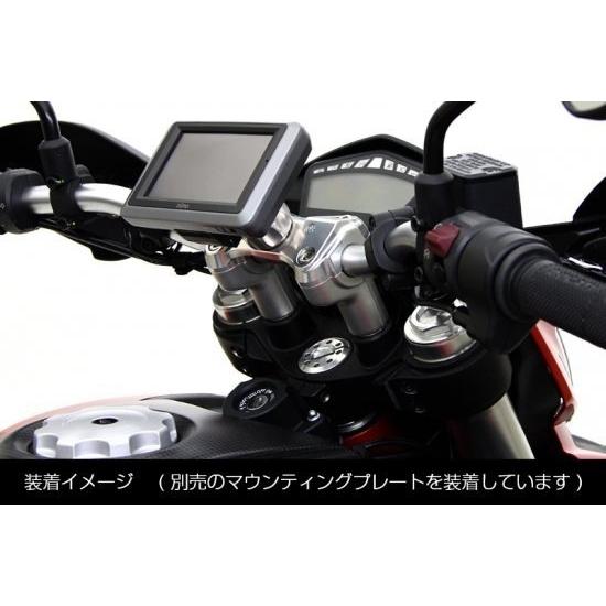 MOTO CORSE モトコルセ ユニバーサル マウントシステム マウントベース カラー：シルバー Hypermotard 821 939 Hyperstrada DUCATI ドゥカティ 電子機器類