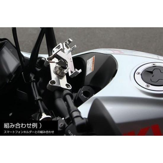 MOTO CORSE モトコルセ ユニバーサル マウントシステム マウントベース カラー：シルバー KATANA SUZUKI スズキ 電子機器類