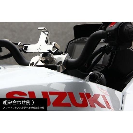 MOTO CORSE モトコルセ ユニバーサル マウントシステム マウントベース カラー：シルバー KATANA SUZUKI スズキ 電子機器類