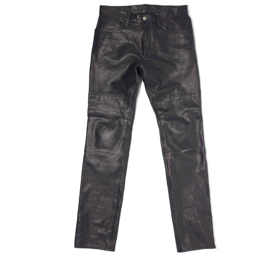 KADOYA レザーパンツ サイズ28 ブラック カドヤ（KADOYA） LIGHT LEATHER PANTS レザーパンツ ［K'S LEATHER