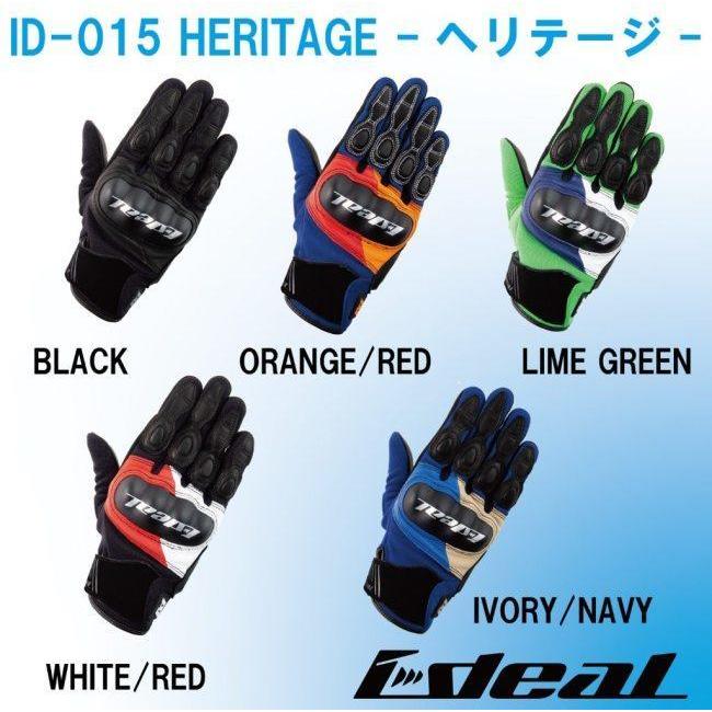 IDEAL IDEAL:アイディール プロテクション メッシュグローブ ID-015 ヘリテージ (HERITAGE) サイズ：L｜webike02｜07