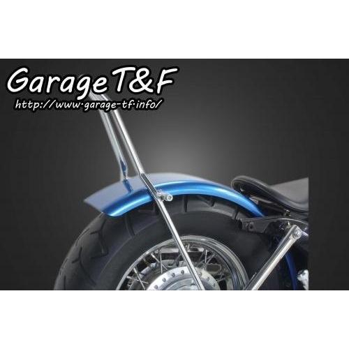 Garage T\u0026F ガレージ フラットフェンダー＆シーシーバーセット カラー：ブラック シャドウ400 HONDA ホンダ リアフェンダー フェンダー関連 外装