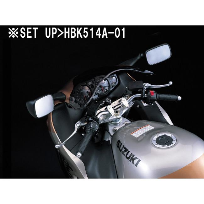 HURRICANE ハリケーン バーハンドルキット アールズ　ブレーキホース仕様 GSX1300R ハヤブサ(隼) SUZUKI スズキ ハンドルキット ハンドル
