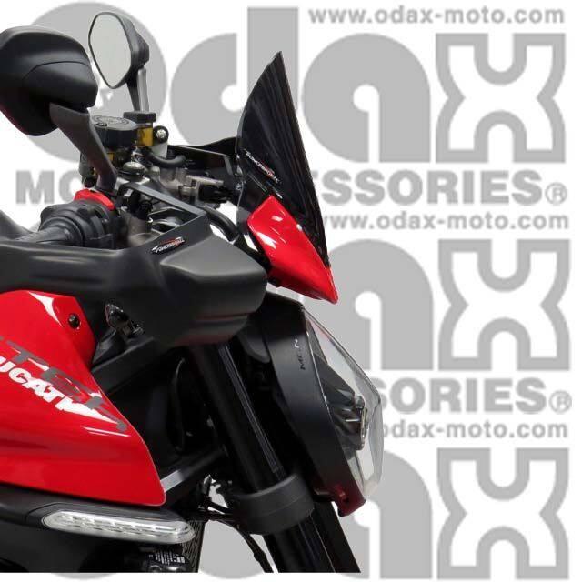 POWERBRONZE 純正カウル専用 ネイキッド・スクリーン【ロング】 カラー：ブルー MONSTER＋ DUCATI ドゥカティ スクリーン 外装_2