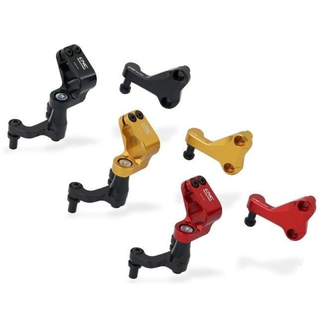 CNC RACING - CNC Racing シーエヌシーレーシング ステアリングダンパープラケット 色合い：赤いこと MONSTER 937 DUCATI ドゥカティ ステアリングダンパーブラケット 手持ち部分