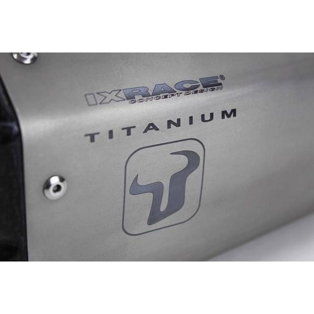 IXRACE アイエックスレース ヘキサゴン デュアルエンド スリップオンマフラー SRK 600 SPORT マフラーの画像